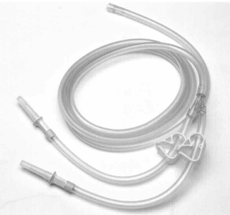 00 4 and more boxes INFILTRATION-Y TUBING # JA-1161 / Latex Free This is the same large bore 'memory-free' plastic tubing in full 8' lenghts with a Luer Lock fitting on the operating