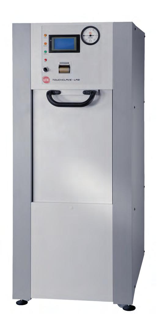 Touchclave-Lab 'K' Series INTEGRAL STEAM GENERATOR/DIRECT STEAM Touchclave-Lab 'F' Series IN-CHAMBER HEATING The Touchclave-Lab K Series is LTE s top-line range of mid-sized rectangular chambered