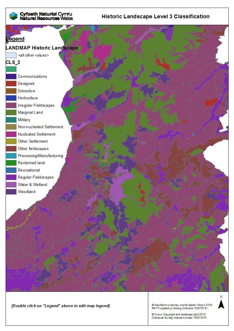 LANDMAP classification All of Wales is mapped and classified into geographically discrete areas.