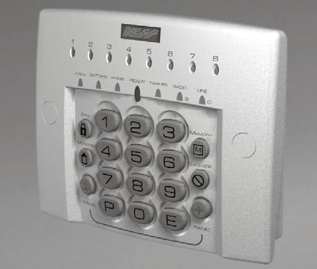 Ness ECO8x alarm control