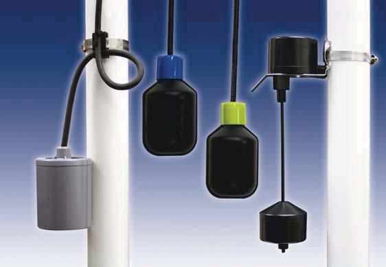 Pump Switches Wide-angle pump switches directly control pumps up to 3 HP at 250 VAC. Each switch features an adjustable pumping range. UL Recognized, CSA Certified.