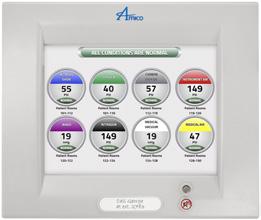 It can monitor up to 8 medical gases using digital sensors, in a small foot print. The Alarm can be customized with two lines of screen text per gas.