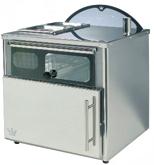 60 potato capacity in illuminated display oven Black or Stainless Steel finish Parts