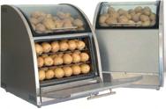 Fast & even cooking 50 potato capacity in display section Stylish stainless steel Ext 551 W 560