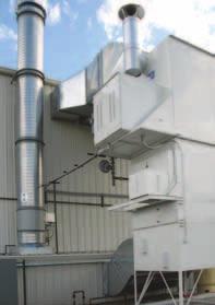 Curing/Bake Systems Variable Speed Unit: The air replacement unit is designed with a variable speed drive/motor and damper package to discharge either 140 F or 160 F air for accelerated curing cycle.