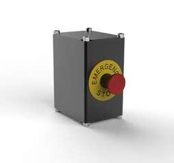 Emergency Stop Button An emergency stop button can be supplied loose to be installed in the incoming power supply.