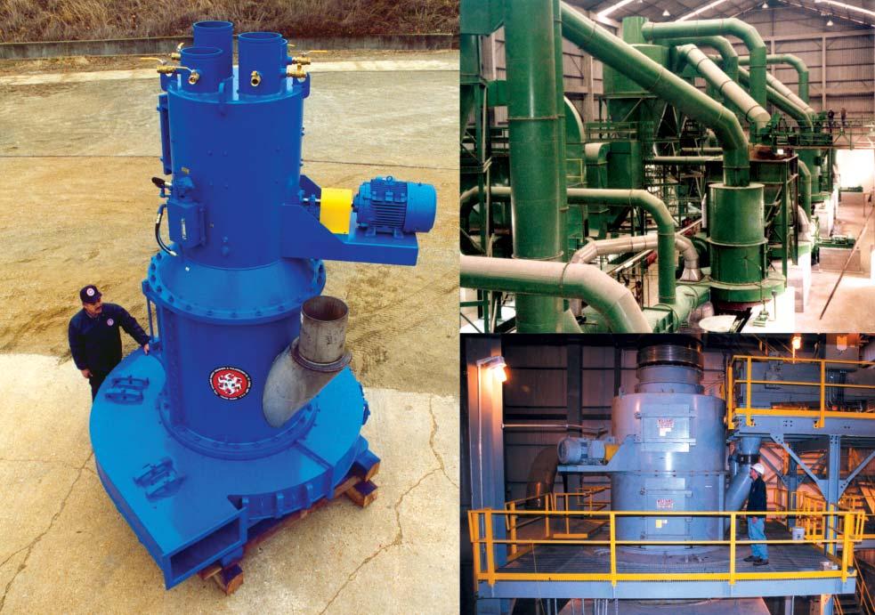 Roller Mills are very effi cient grinders capable of handling a variety of abrasive materials and producing product sizes from 60 mesh to 600 mesh.