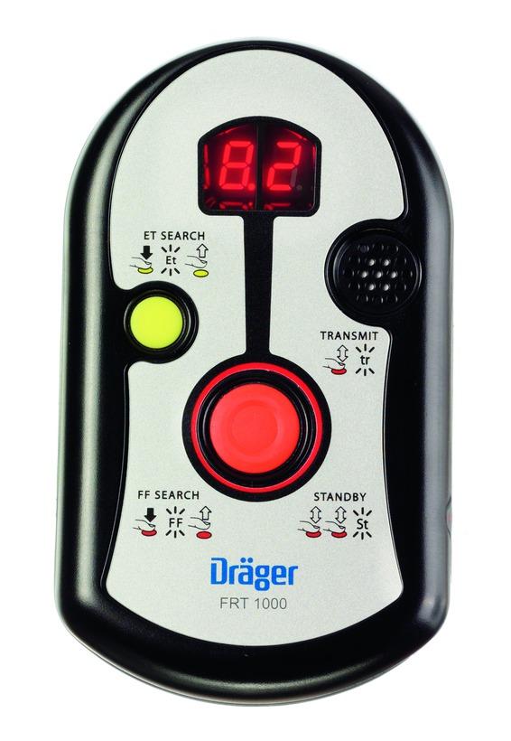 Dräger FRT 1000 / ETR 1000 Location Devices With the new Dräger location device, firefighters can locate their