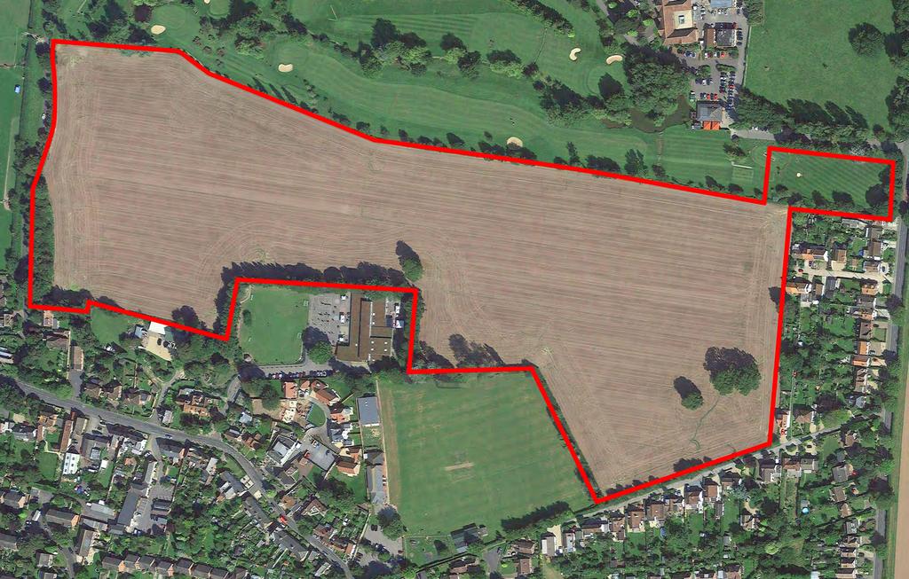 The land to the north of the site comprises the Avisford Park Hotel, golf club, associated
