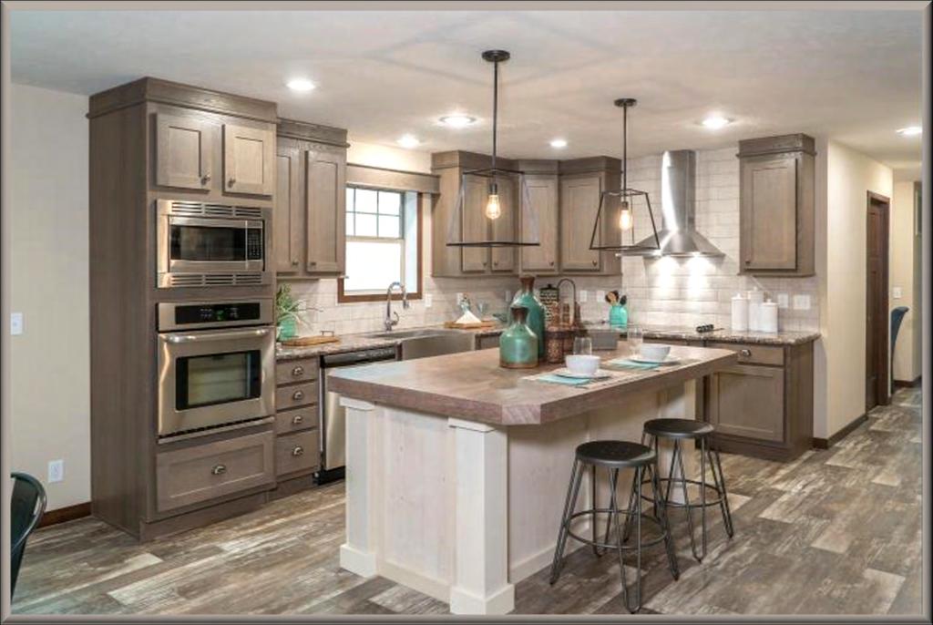 Appliance Packages *Shown with Optional Butcher Block countertop *Shown with Timberwolf Cabinets Throughout with
