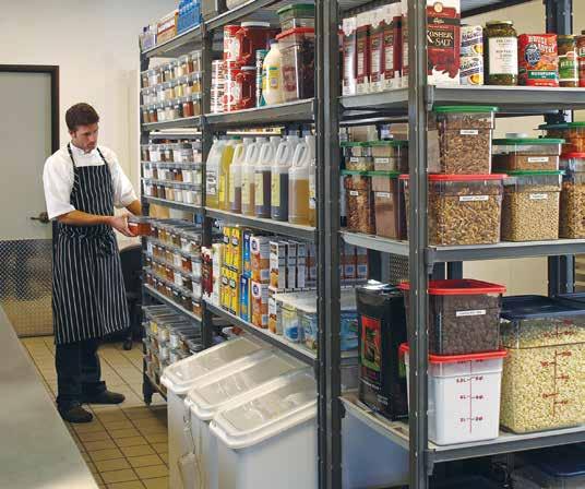 STORAGE / FOOD CONTAINERS Improperly stored food becomes vulnerable to cross contamination and compromises quality.