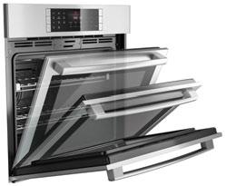 Benchmark Built-in Wall Ovens 53 Horizontal Alignment Bosch wall ovens are designed for either vertical or horizontal installation.