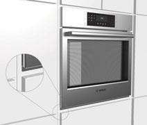 The flush aesthetic of this oven series works with any design theme in any combination of ovens used.