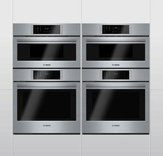 Wall Oven Inspiration Gallery Built-in Wall Ovens 57 Cube Installation This concise combination offers speed, steam and two convection ovens in a limited wall space.