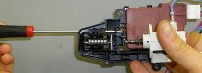 Components Manual opening of the Door Lock (where present): If for any reason, as for example a power loss during pyrolytic cleaning,