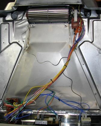 Components Ducting on electromecanic appliance: The ducting is divided into two levels.