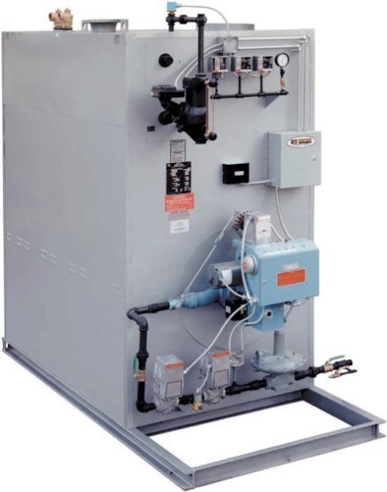 OIL OR DUAL FUEL FIRED Steam Boiler EB75-S-150-FDG Water