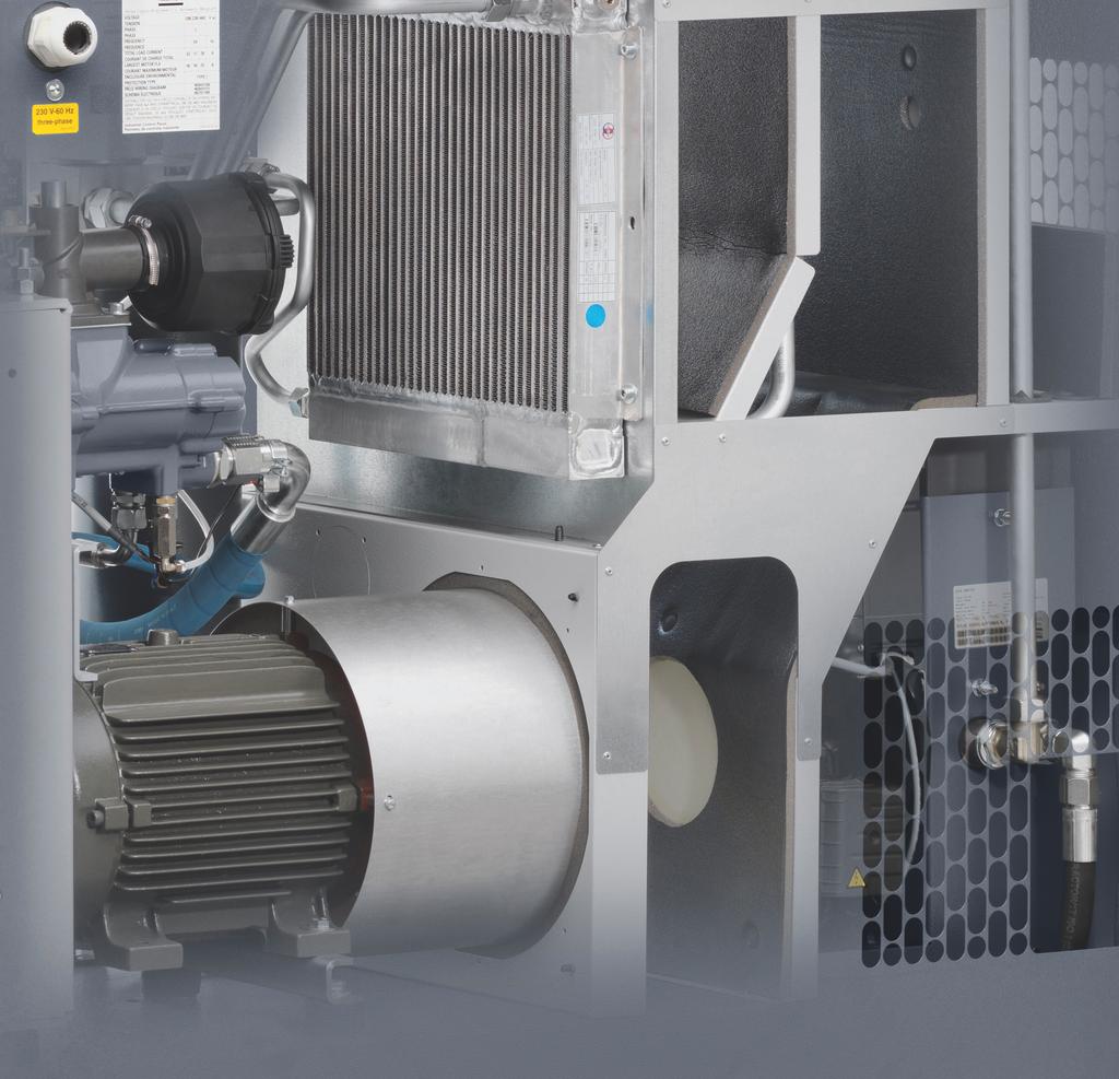 Highest reliability THE ULTIMATE SMART SOLUTION THAT FITS Atlas Copco s GA compressors bring outstanding performance, flexible operation and high productivity, while minimizing the total cost of