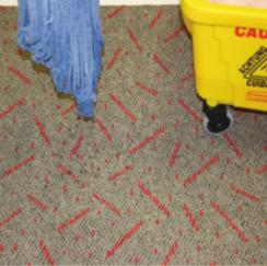 Cleaning Major Spills on Carpet cont. Commit 2 Clean TM/MC Bloodborne Pathogens Awareness Program 5 Post Wet Floor signs. 6 Begin pre-cleaning the spill.