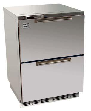 It means doing it with a supreme sense of style accompanied by a host of details that make each outdoor refrigerator
