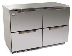 24 Refrigerated Drawers K-H1R-O-D5 Two stainless drawers are ideal for keeping meats separate from produce,