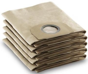 WD5200 / WD5500 Wet & Dry Vacuum Bags: 5 pack paper waste bags.