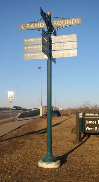 Way-Finding Signage Way-finding signage should be designed to direct and