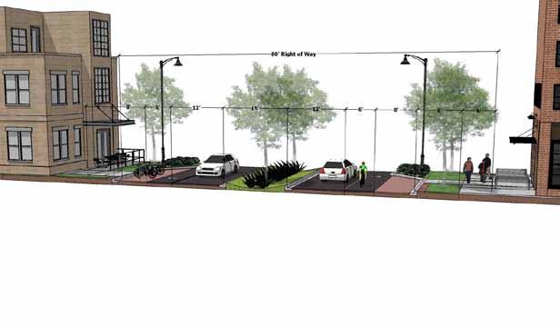 Existing Conditions Legend Frontage zone (varies 5-10 wide) Pedestrian zone (min.