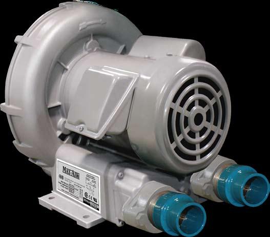 Powerful Low Pressure High Volume The G.P.I. Max-Air is a non-positive displacement, high volume, low pressure vacuum motor that can operate as a vacuum, compressor or blower.