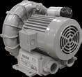 The compressor and motor are constructed as a unit for mechanical simplicity and maximum structural integrity.