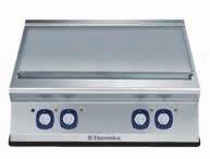 Quick Service Restaurant 7 Electric Hot Plates Cast iron hot plates with safety thermostat, hermetically sealed to work top Individually controlled hot plates, (4kW each for 900XP - 2,6kW each for