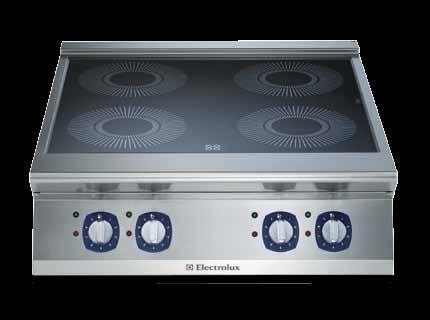 8 High Productivity Kitchen Induction Top HP Fast and efficient! The ideal solution for express service with low energy consumption.