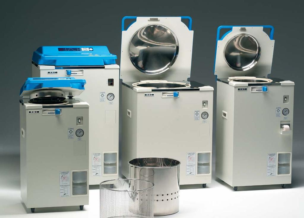 HV SERIES RELIABILITY Four sizes for your lab Whether you go for the 25, 50, 85 or 110 litre sterilization chamber
