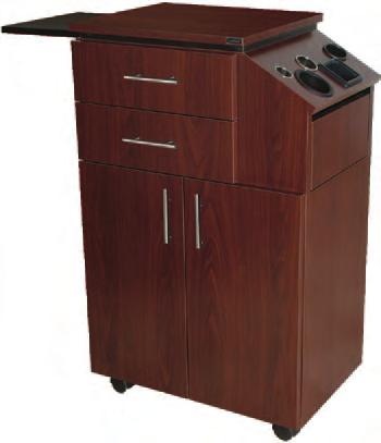 Styling Vanity J07 Full-extension drawer, storage cabinet with shelf, angled