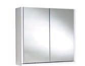 S7006427 300mm S7006426 Swivel double door mirrored cabinet 540 x 140 x 500mm Swivel mirror doors 1 glass shelf