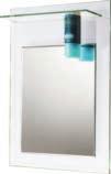 Bathroom Furniture Sense mirrors Lighting panel Cuban mirror 600 x 450mm Cuban mirror 600 x 600mm 400mm S7005685 White Wood