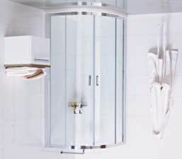 S6100438 900 x 1200mm 875-900 / 1175-1200mm S6100439 Enhance quadrant double doors 6mm toughened clear safety glass Reversible 550mm radius Chrome frame 1900mm
