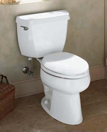 Memoirs Two-piece Toilet with Stately design K-3439 30 3 /8" x 18