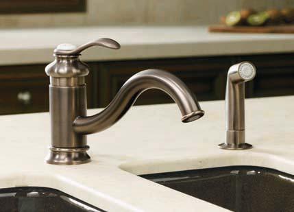Staccato Self-rimming Kitchen Sink K-3361-4 33" x 22" Basin depth: 8"