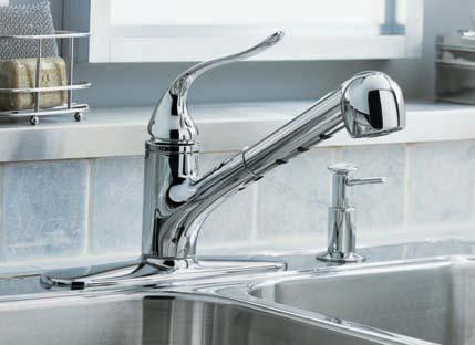 Clairette Pull-down Kitchen Sink Faucet K-692 Soap/lotion dispenser K-9619
