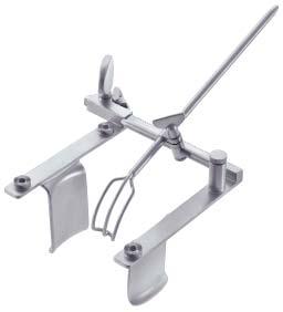 29-1395 ValveGate TM Mini-Thoracotomy Retractor with straight arms, 30x60mm blades with turnable crossbar (detachable) for accessories*