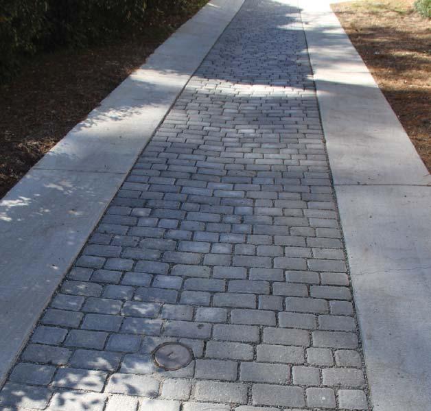 appearance of an old cobbled paver, yet provides the performance and ease of installation of a contemporary product.
