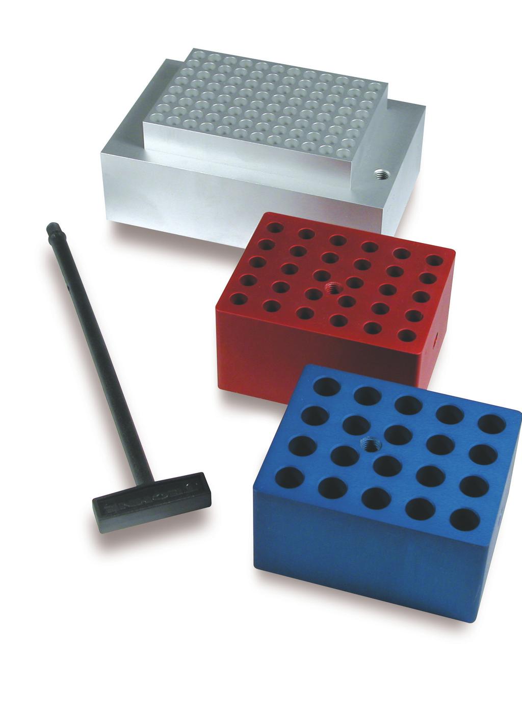 Techne Aluminium blocks Manufactured from anodised aluminium, Techne has the widest choice of interchangeable block inserts of any manufacturer.