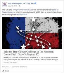 City of Arlington, Texas 34 Check your City s social media