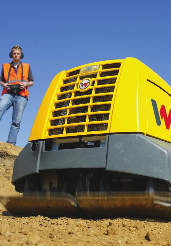 vibratory plate convinces not only in gravelly sand beds: