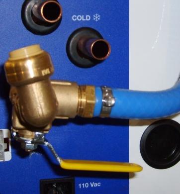 It is not necessary to have the water system filled to use the space heating system, but the heating system must be filled with anti freeze. To Start Up System: Turn on the propane supply.