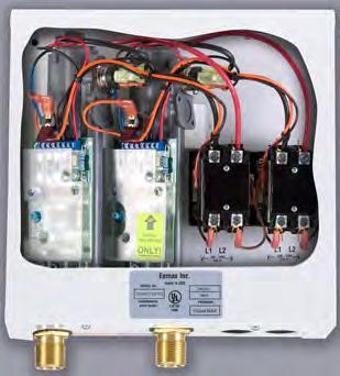 Thermostatically controlled electric tankless heaters Electric tankless heaters are HIGH AMPERAGE devices. 3.