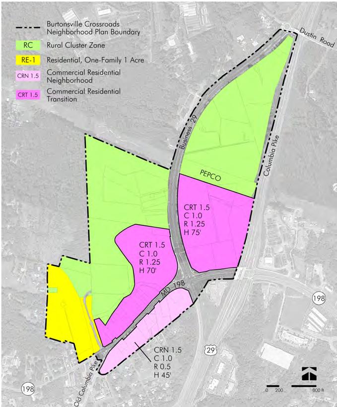 Map 22: Proposed Land Use Map 23: Proposed Zoning Burtonsville