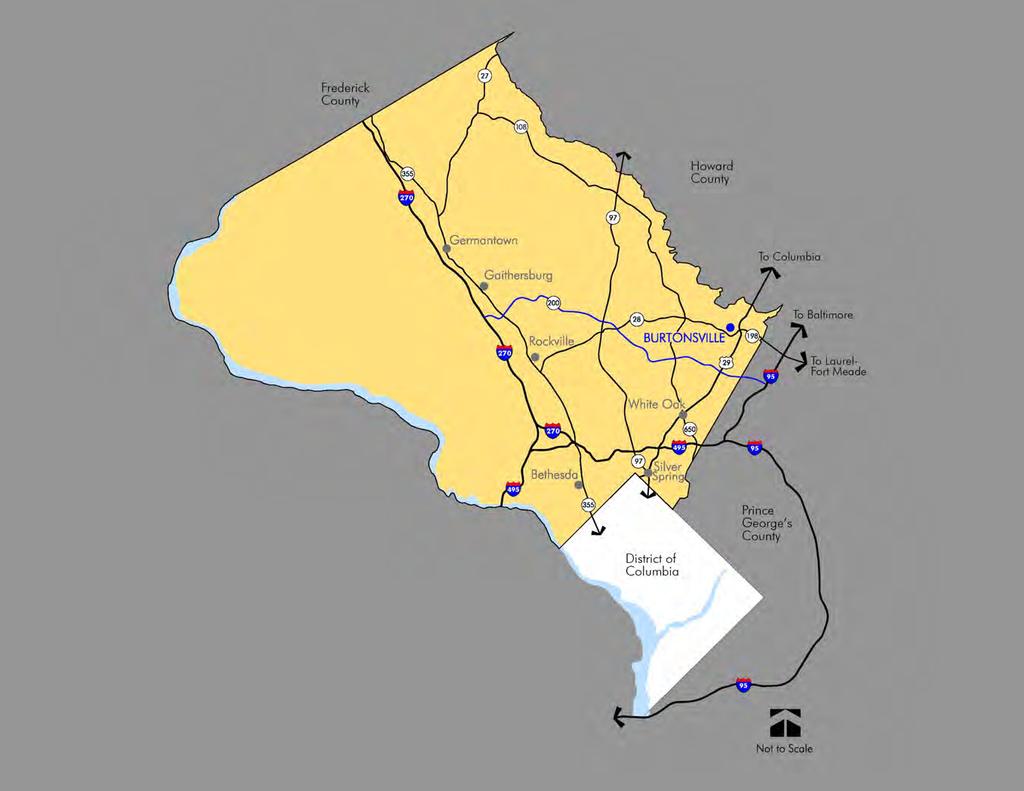 Map 1: Burtonsville Vicinity 4 Burtonsville