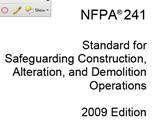 Kyle, this is from NFPA 241 Temporary Barriers This is referenced in NFPA 101 Life Safety Code.